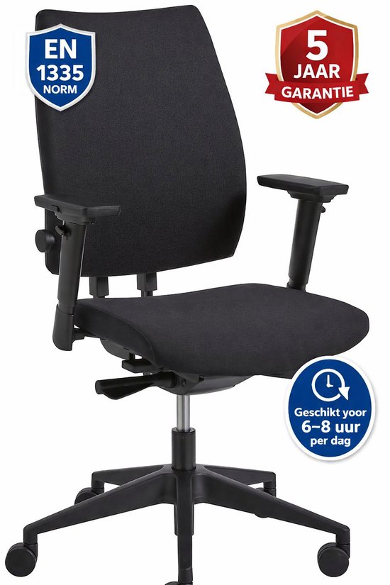 SITLIFE Bureaustoel Model METIS Normering EN 1335. - SITLIFE - €421,95