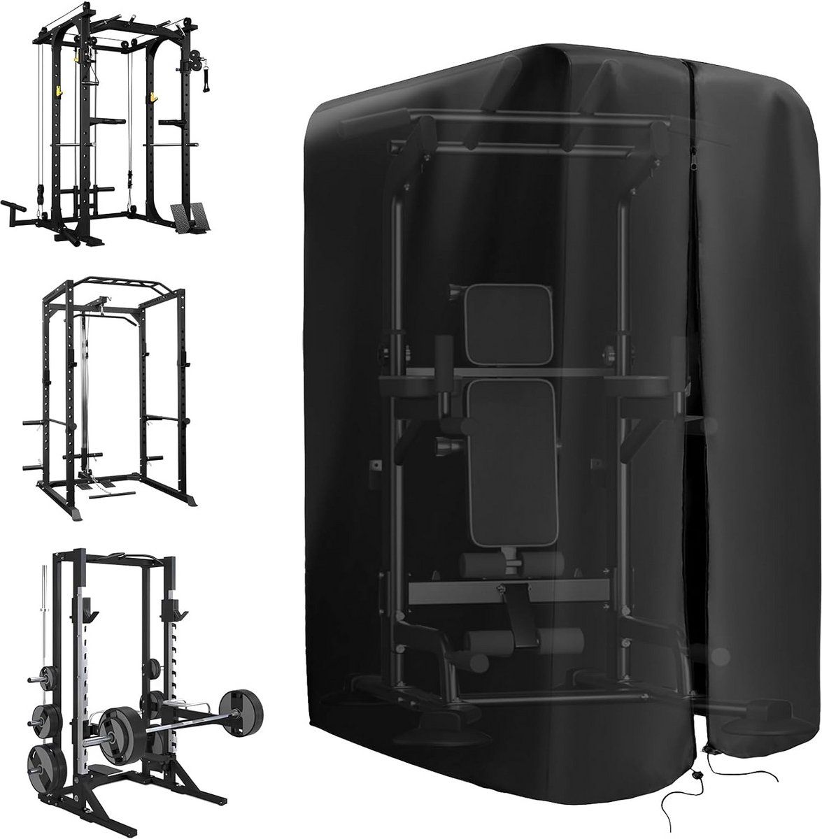 Waterdichte Beschermhoes voor Squat Rack en Krachtstation - Geschikt voor Binnen en Buiten