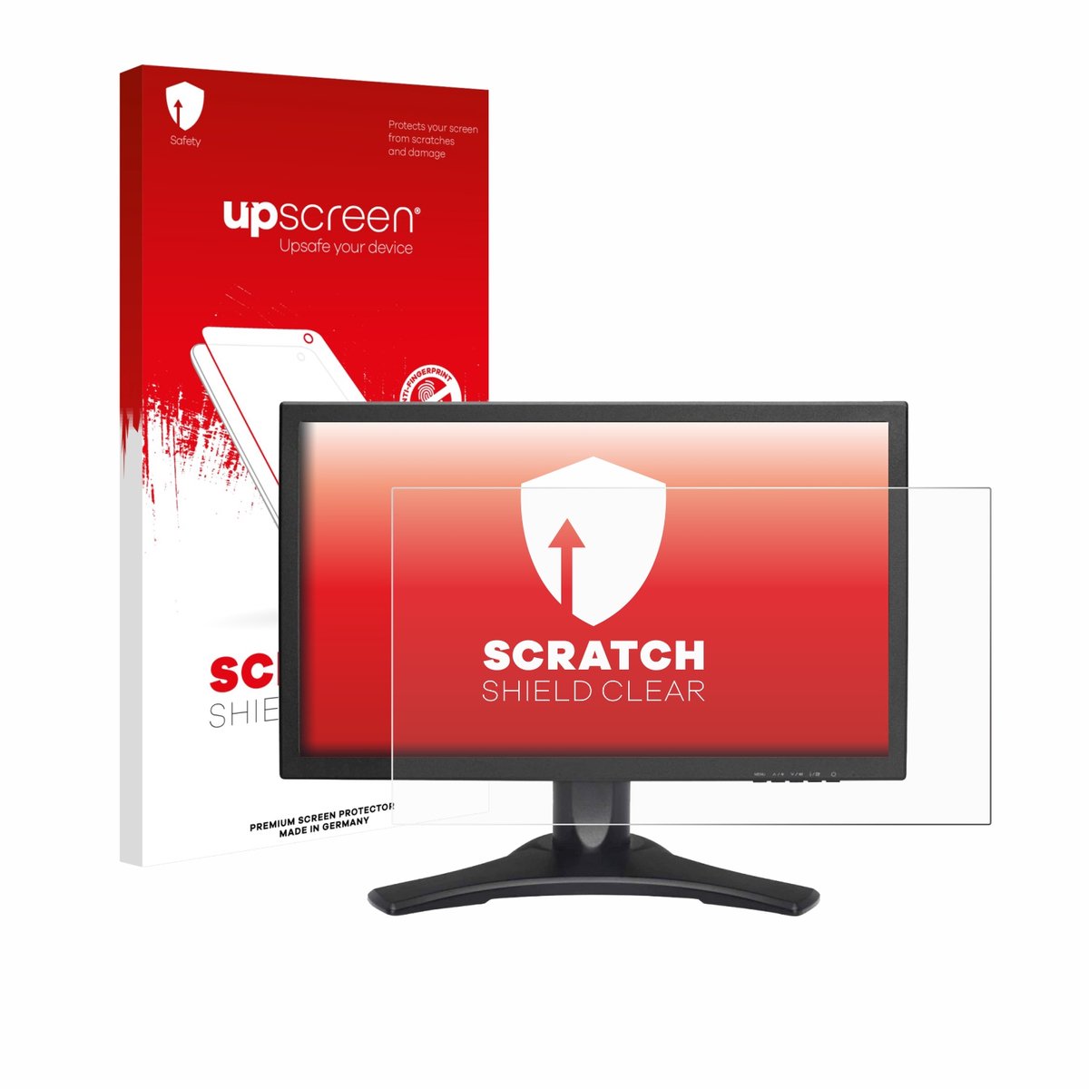 upscreen - Screenprotector voor Hanns.G HP227 - Folie Beschermfolie transparant