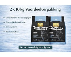 Natural Health graanvrij kattenvoer Veterinary Diet Urinary Struvit 2x 10 kilo - Kat