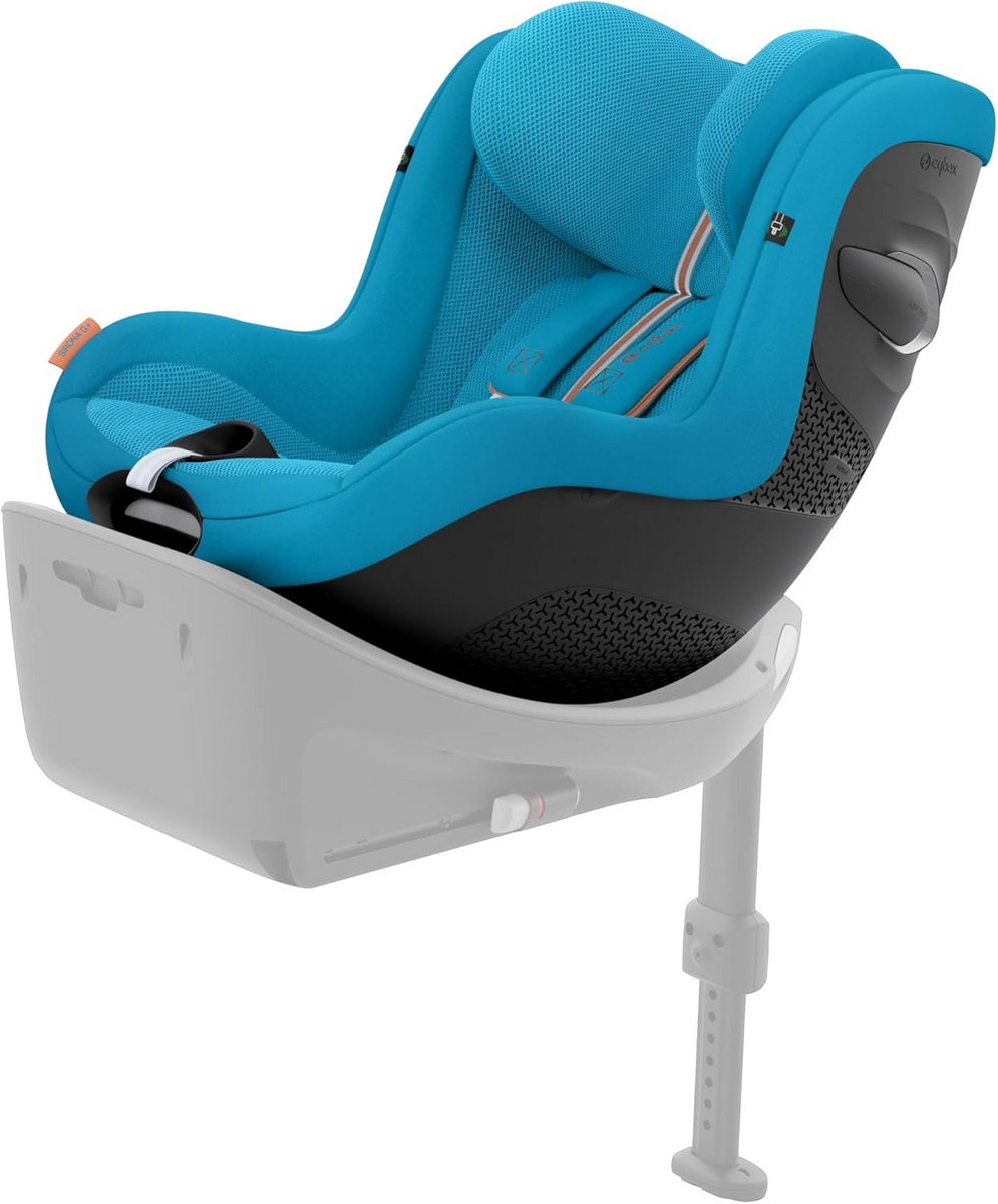 Cybex Gold SIRONA Gi i-SIZE Plus Draaibare Kinderautostoel - Veilig & Comfortabel vanaf 3 Maanden - Beach Blue