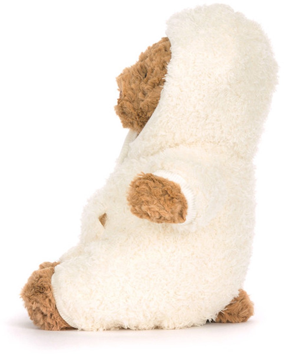 Jellycat Knuffels - Bartholomew Bear All in one-Outfit - Beer in Onesie - Teddybeer - Knuffelbeer - Knuffel - 31 cm - Geschikt voor alle leeftijden — afbeelding 3