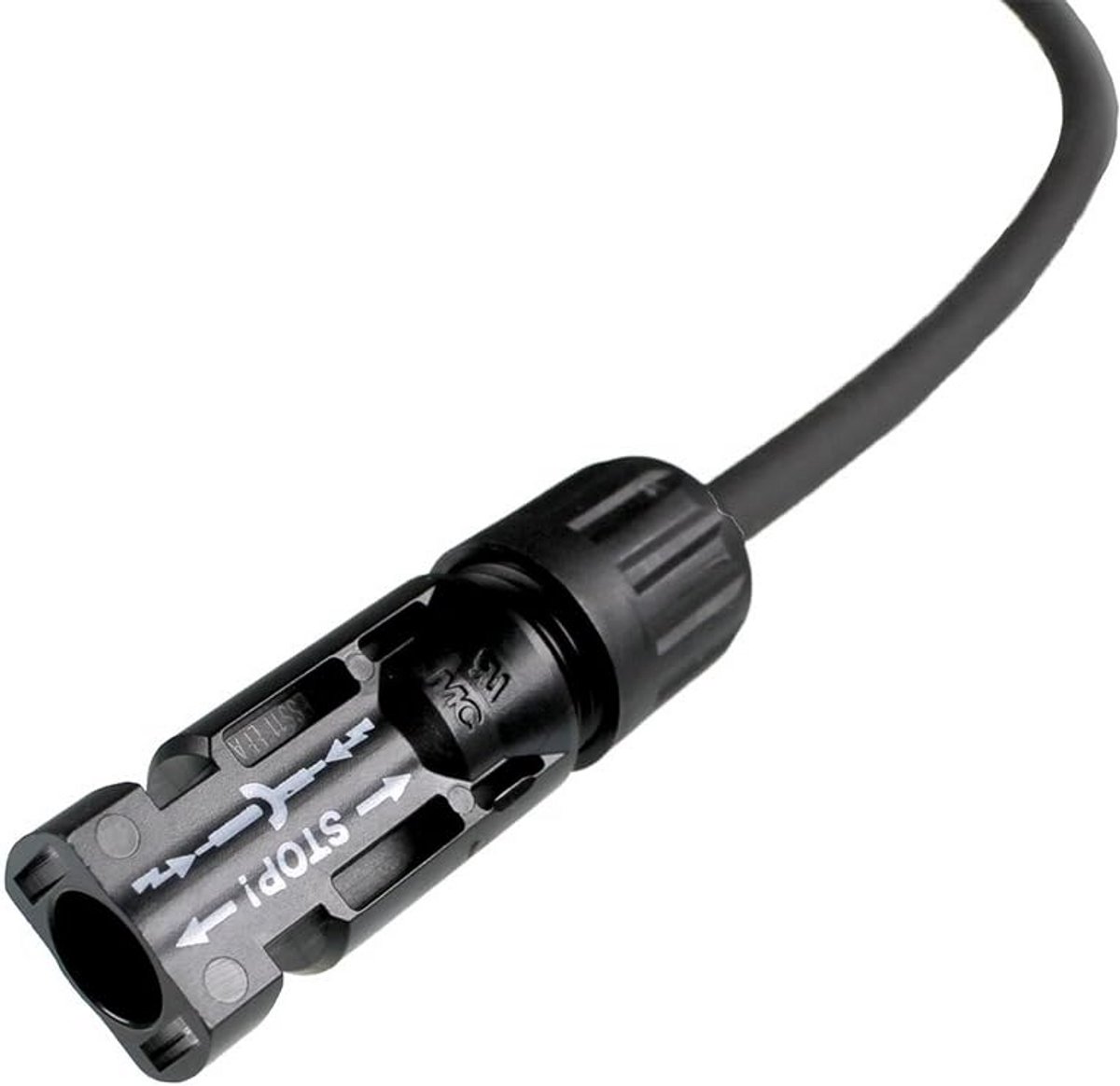 MC4 Zonne-aansluitkabel 1.5m 6mm2 Verlengkabel voor Zonnepanelen 1000V
