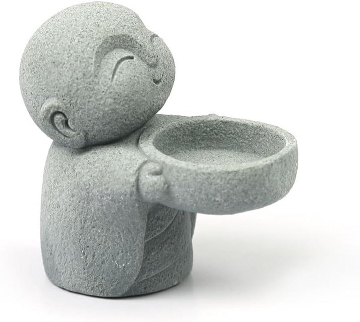 Zen Boeddha Beeldje Meditatie Sculptuur Kaarsenhouder voor Thuis en Kantoor