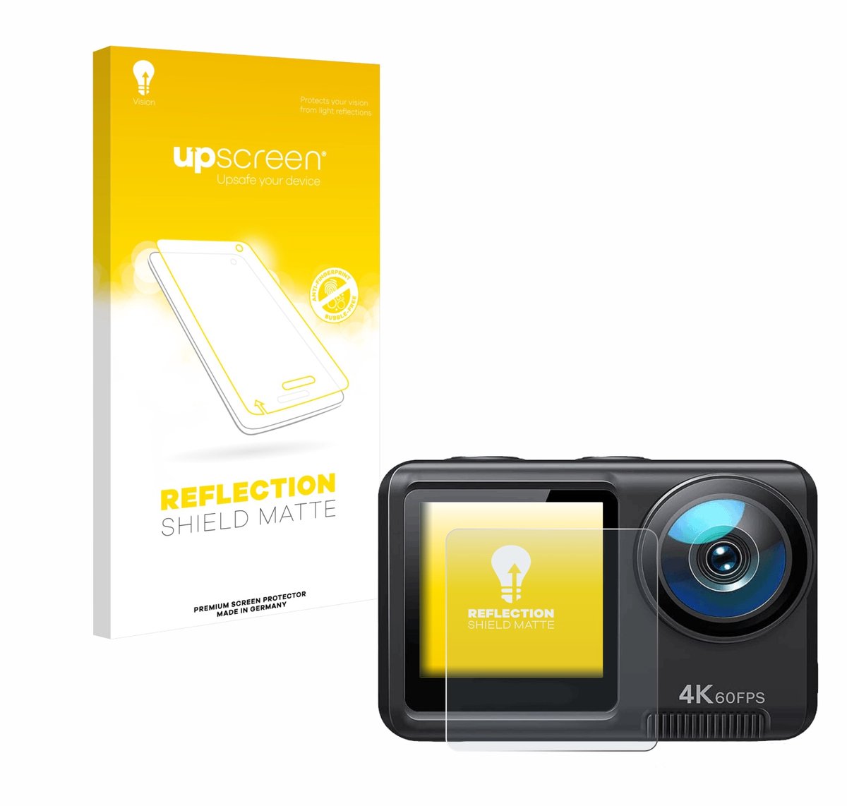 upscreen - Screenprotector voor Wolfang GA420 - Folie Beschermfolie anti glare matte