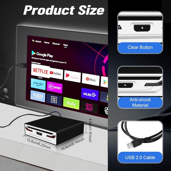 Externe USB CD/DVD-speler voor Laptop, Smart TV en Auto - Plug & Play — afbeelding 3