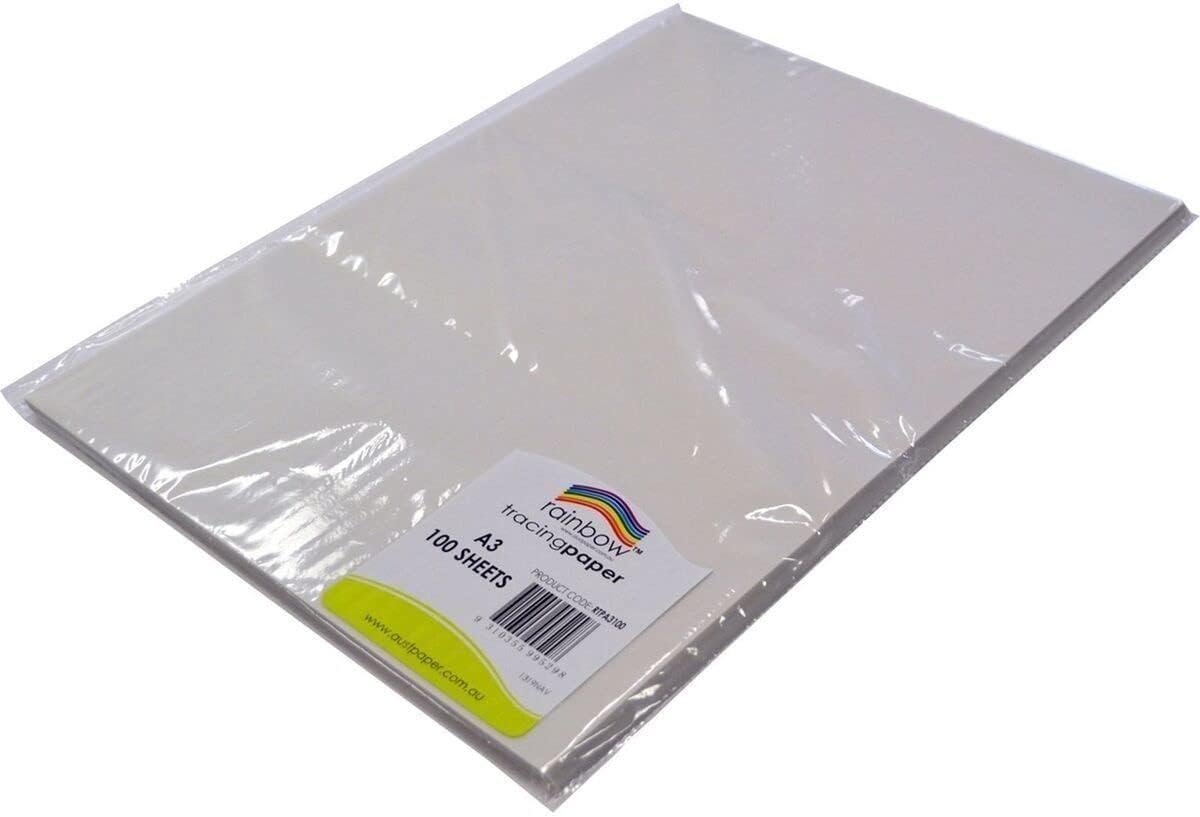 A3 Calqueerpapier 90Gsm (100 Vellen) - Sterk Transparant Tekenpapier