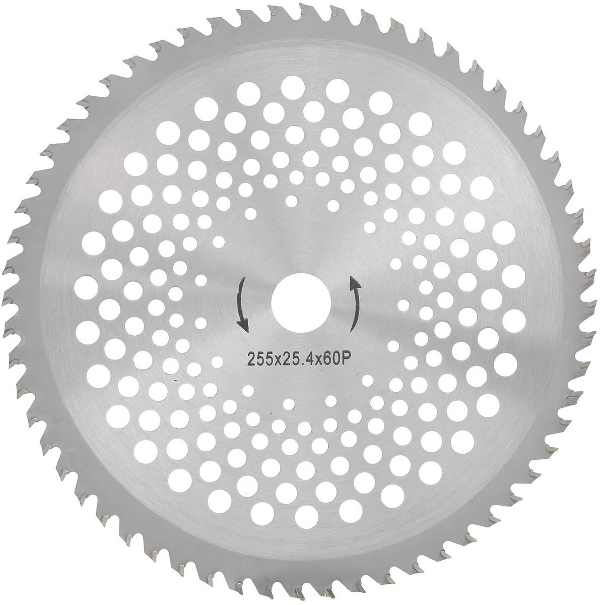 Cirkelzaagblad 255mm - 60 Tanden - Hoogwaardig Hoog-snelheidsstaal - Snijden van Onkruid - Scherp en Duurzaam - Efficiënt Werk - Zaagblad