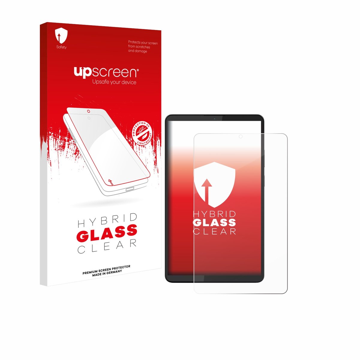 upscreen - Screenprotector voor Lenovo Tab One 8.7" - Folie Beschermfolie Beschermglas transparant
