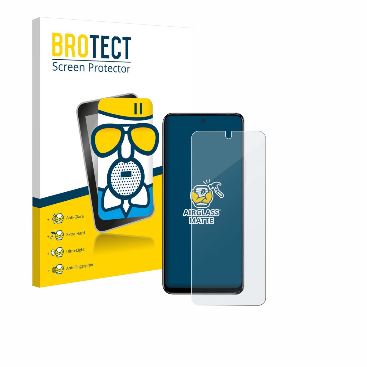 BROTECT - Screenprotector voor Infinix Hot 12 - Folie Beschermfolie Beschermglas matte