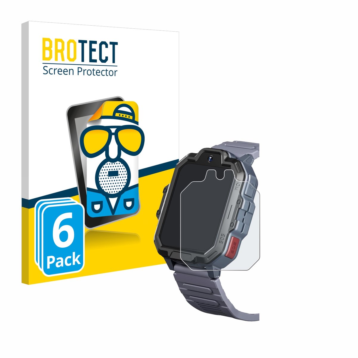 BROTECT - Screenprotector voor Okyuk T17 - Folie Beschermfolie matte 6 Stuks