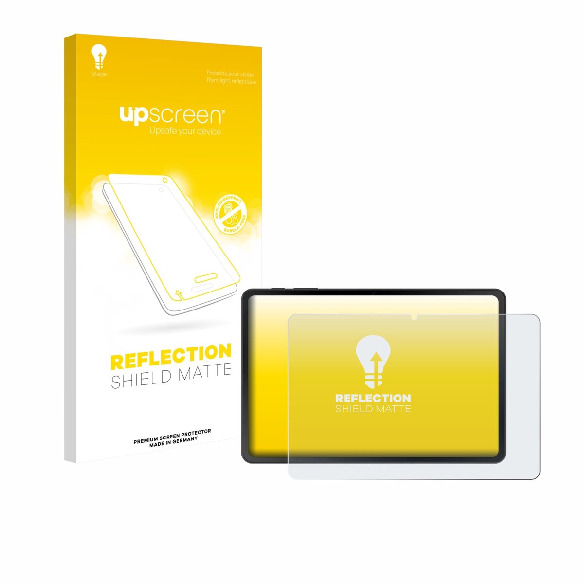 upscreen - Screenprotector voor Doogee Tab A9 - Folie Beschermfolie anti glare matte