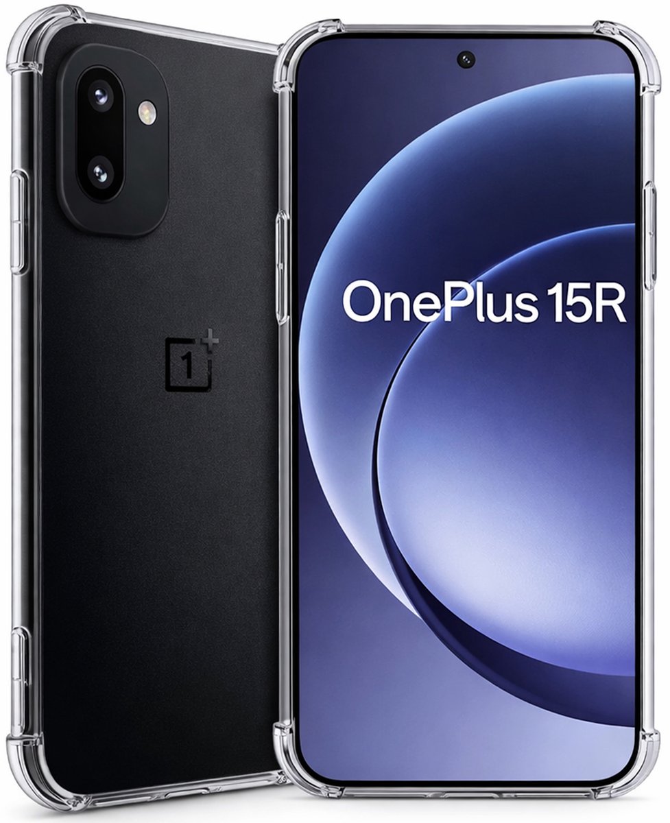 Hoesje geschikt voor OnePlus 15R - Shockproof Transparant Back Cover Case