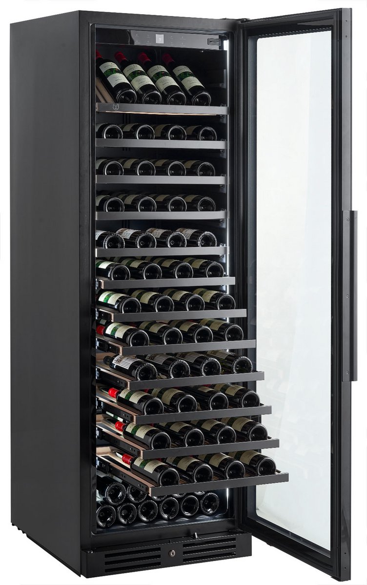 Nestor M NWX1124FN2 Wijnkoelkast/Wijnbewaarkast - 1 zone (5-20°C) - 124 Flessen - Vrijstaand & Inbouw - 3 Kleuren LED - 38 dB - Luxe - Koolstoffilter