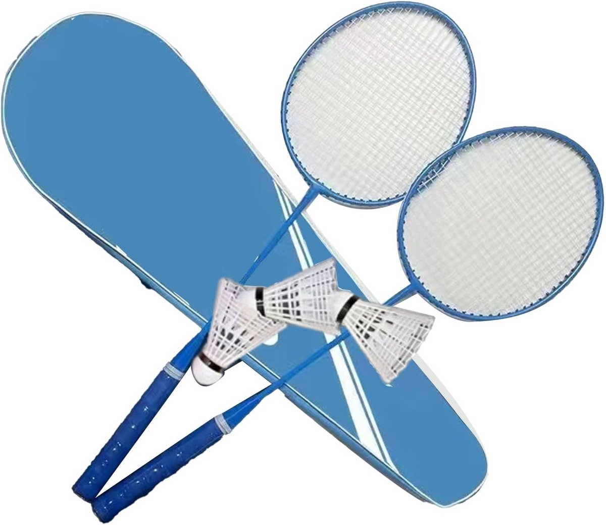 Lichtgewicht Badminton Racket Set met Shuttlecocks en Tas voor Volwassenen en Tieners