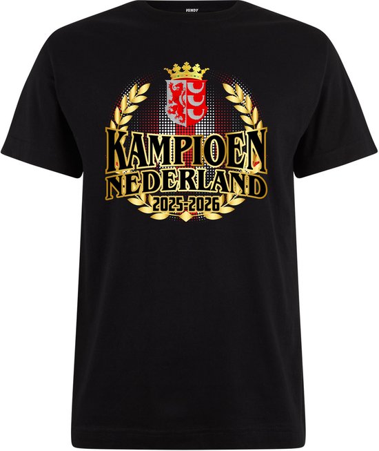 Foto: T shirt kind kampioen nederland 2026 eindhoven shirt kampioen 2025 2026 geen officieel psv artikel zwart maat 92