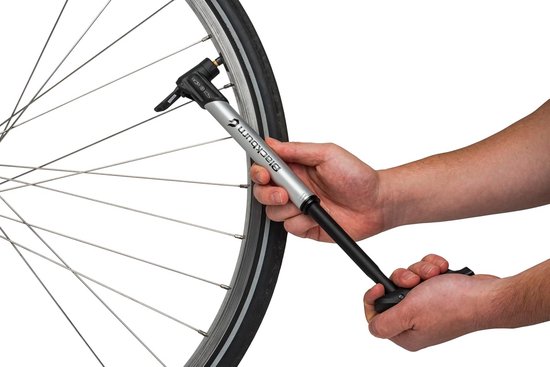 Compacte Fiets Frame Pomp Universeel voor Schrader en Presta Ventielen — afbeelding 2