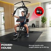 Multifunctioneel Home Gym HGX50 – Krachtstation met 60 kg Gewichten voor Full-Body Training