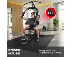 Multifunctioneel Home Gym HGX50 – Krachtstation met 60 kg Gewichten voor Full-Body Training