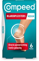 Compeed Blarenpleisters medium - Blarenpleisters - blarenpleisters bieden directe pijnverlichting, snellere genezing - 6 stuks
