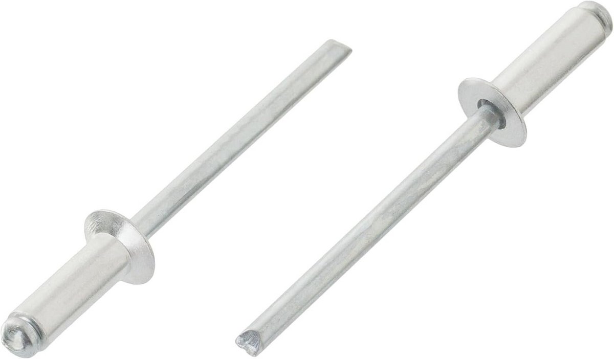 Verzonken Klinknagels 4.8x10mm - Aluminium/Staal Popnagels Open Einde (20 Stuks)