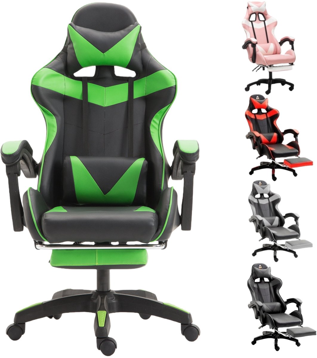 A.A.A.G. GOTAGEE Ergonomische Gamingstoel met Lendensteun Zwart-Groen