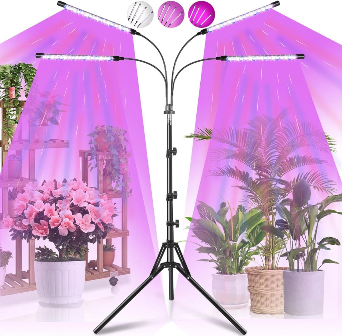 TopChoice® Groeilamp - Kweeklamp - Growlight - 15x43x9xcm - Aluminium
