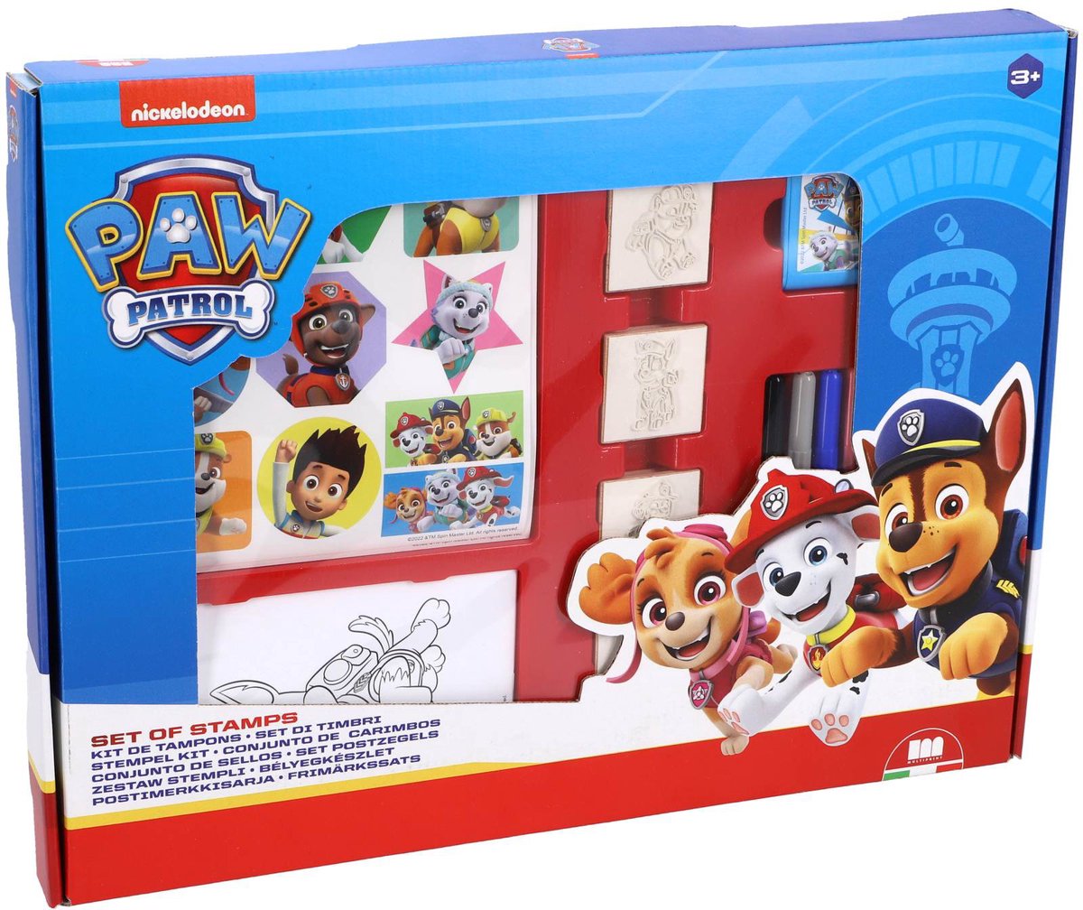 Multiprint Paw patrol maxi stempelset - 22-delig