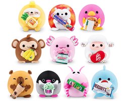 ZURU Snackles knuffel - Pluche verzamelbaar speelgoed - 21 cm - Vanaf 3 jaar