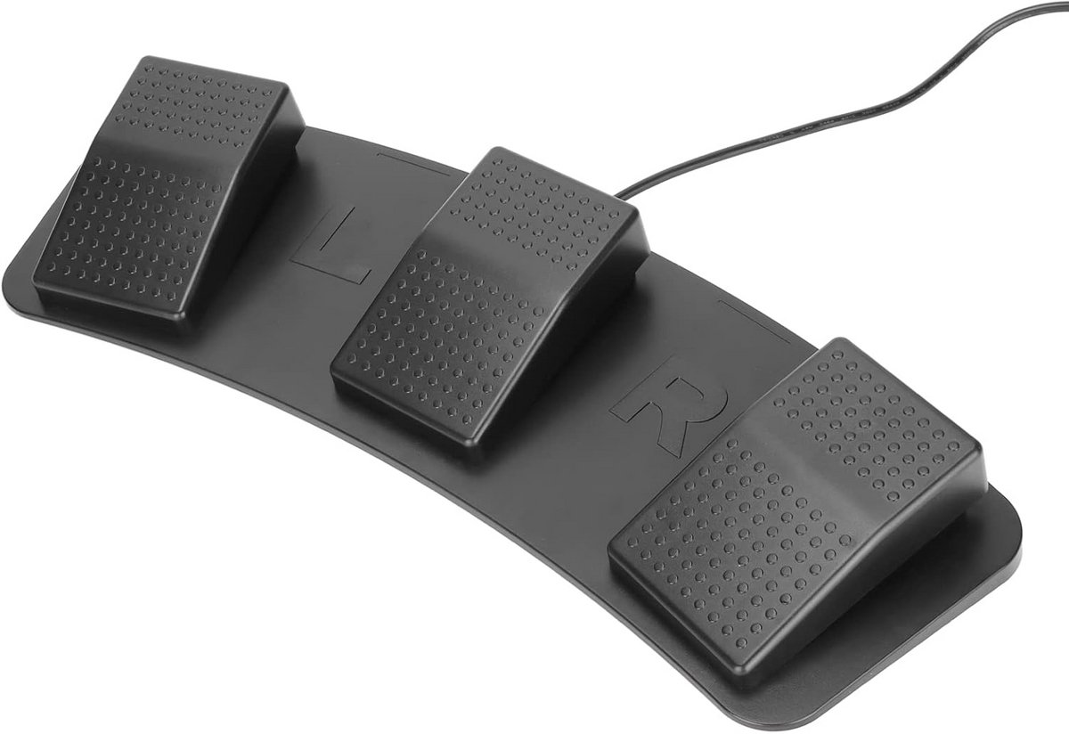 Programmeerde USB Voetcontroller met Drie Mechanische Schakelaars