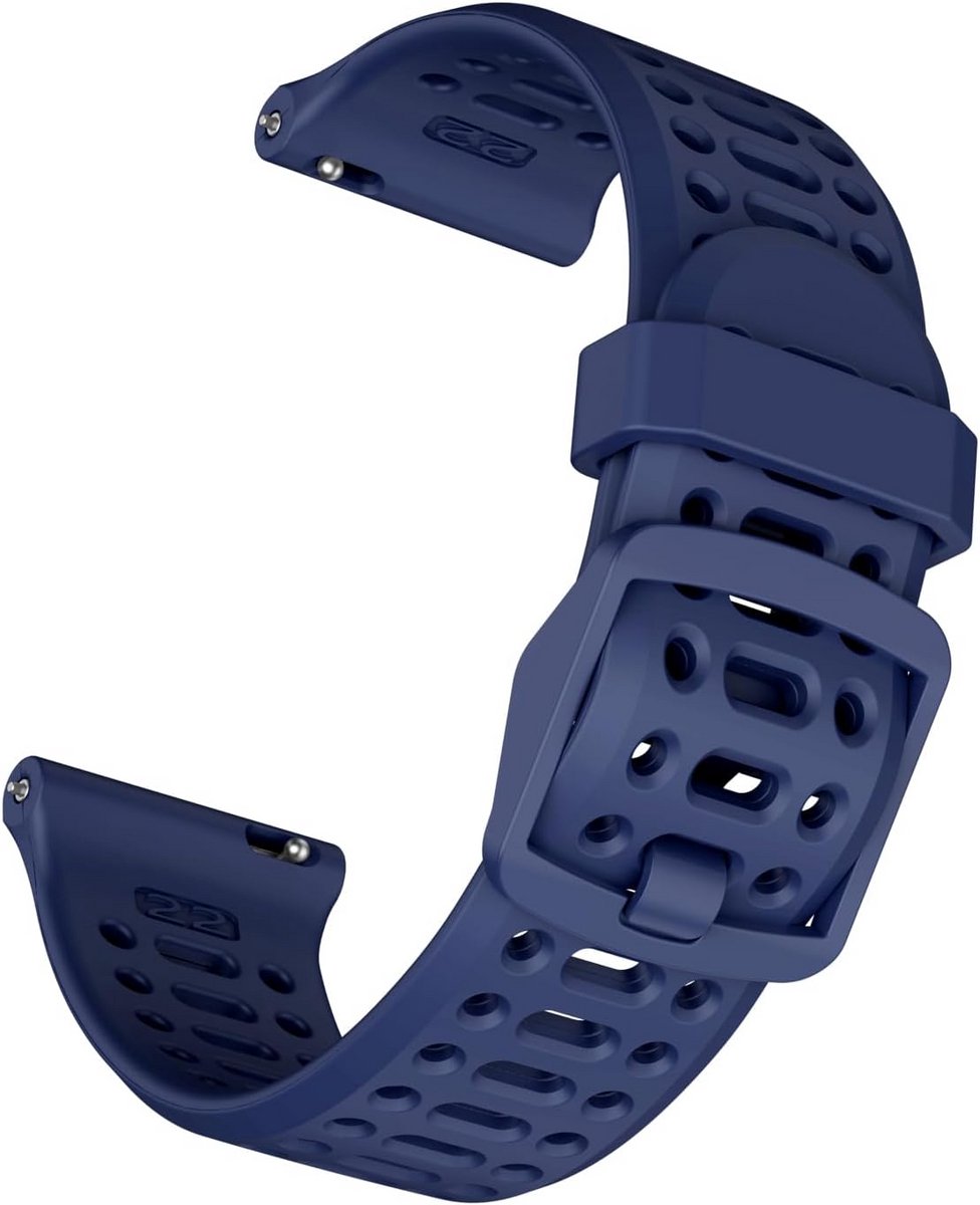 22mm Siliconen Horlogeband voor Coros Pace 3, Apex 2 Pro en Apex 46mm - Snelsluiting
