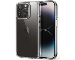 ESR Ice Shield Tempered Glass Case Geschikt voor Apple iPhone 15 Pro Max - Transparant Hoesje - Militaire Bescherming - Back Cover - Doorzichtig