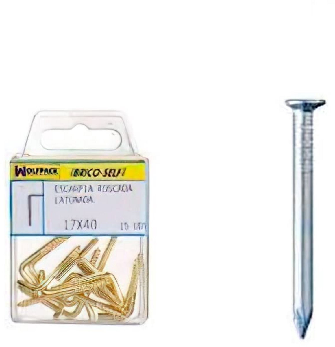 Gegalvaniseerde Stalen Spijkers met Platte Kop 2.5 x 30 mm - 30 Stuks