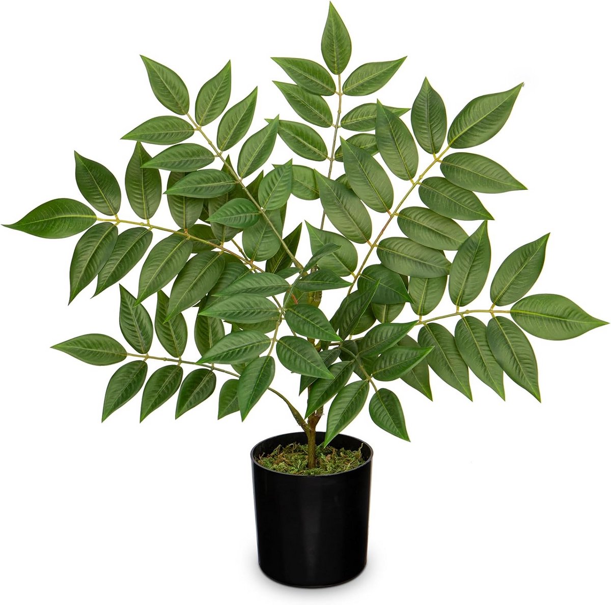 Realistisch Kunstplant 42cm met Zwarte Pot Decoratie voor Binnen