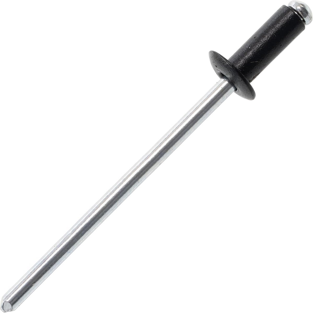 60x Set Blindklinknagels 3.2x8 mm Platte Kop Antracietgrijs | Aluminium Staal