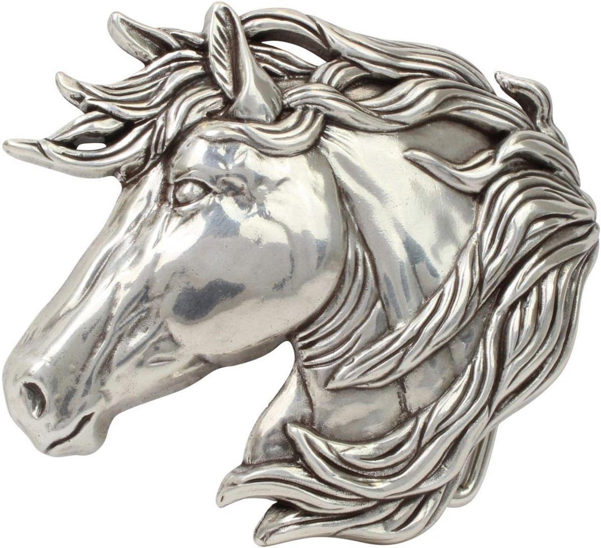 Vervangbare Gesp voor Riem - Metalen Paardenhoofd Sluiting 40 mm
