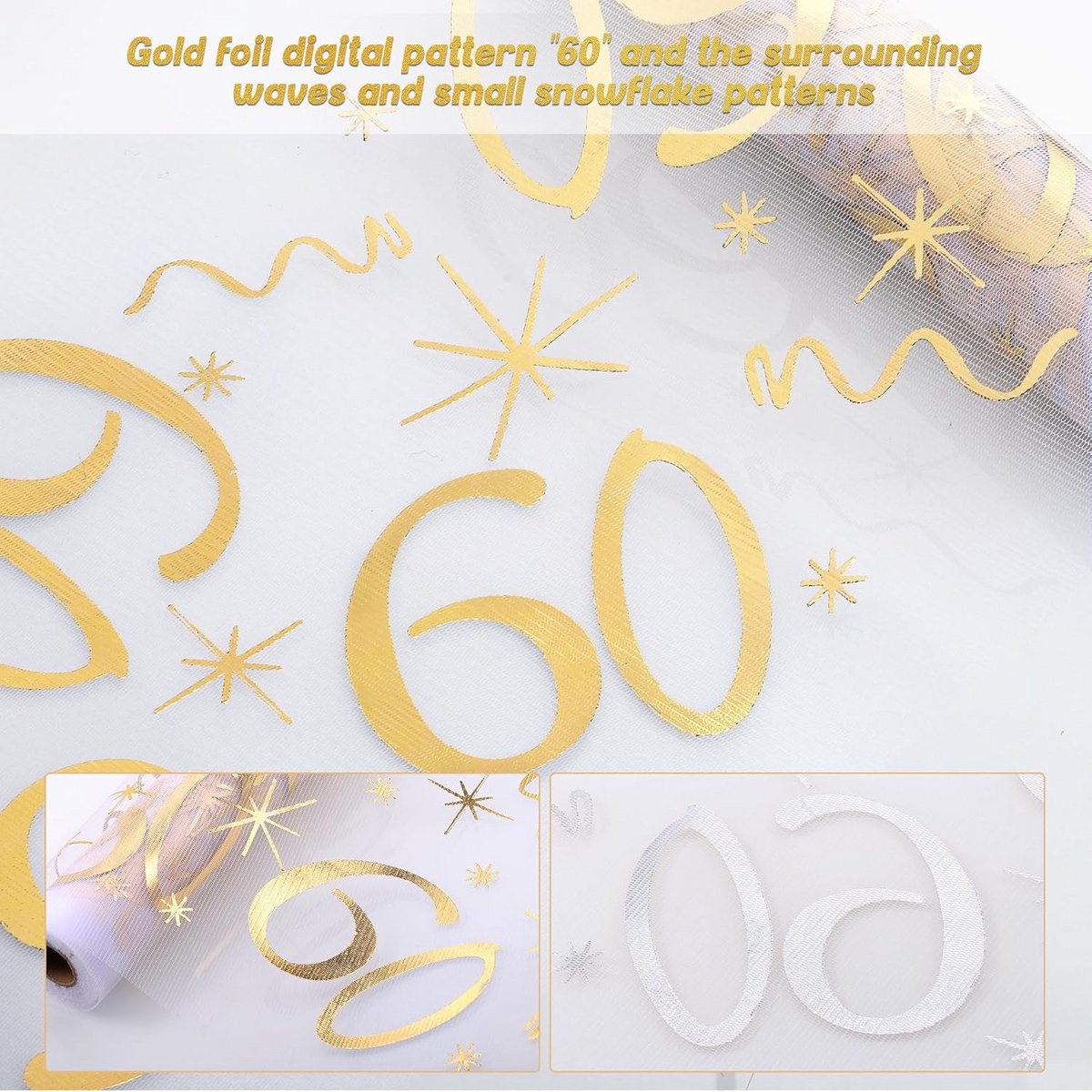 Luxe Gouden Tafelloper 10 Meter - Decoratie voor Feest, Kerst & Verjaardag
