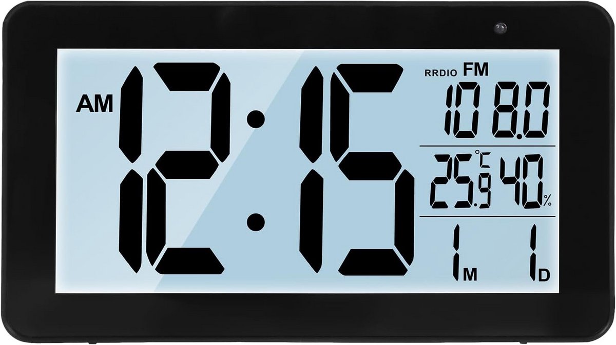 Klokradio met Wekker - Digitale Wekker - Wekkerradio - snooze functie