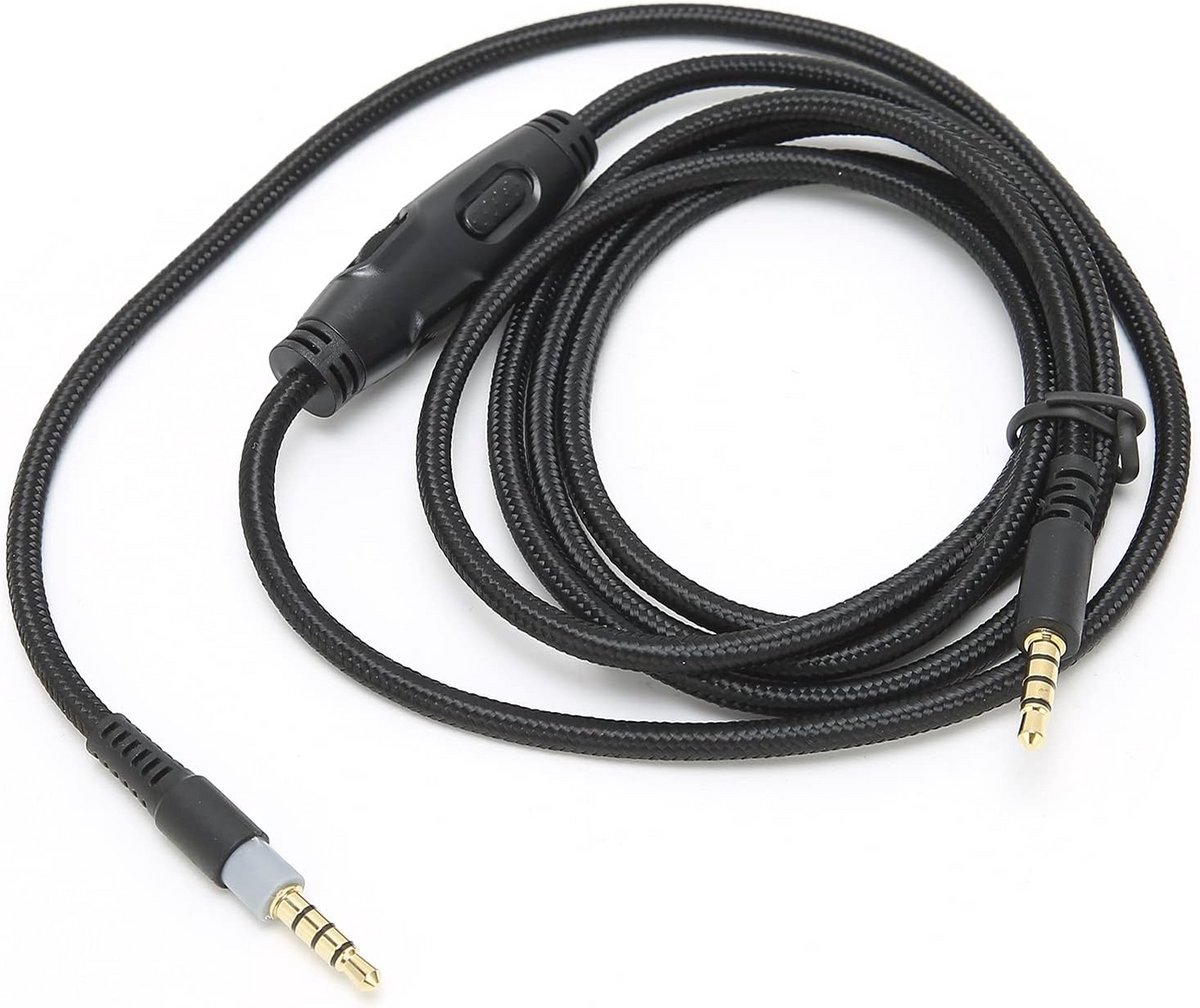 3.5mm Audiokabel met Volumeregeling voor Hoofdtelefoons