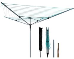 Droogmolen met Voet voor Camping & Thuis - Wasrek Staand - Droogrek Inklapbaar - Duurzaam
