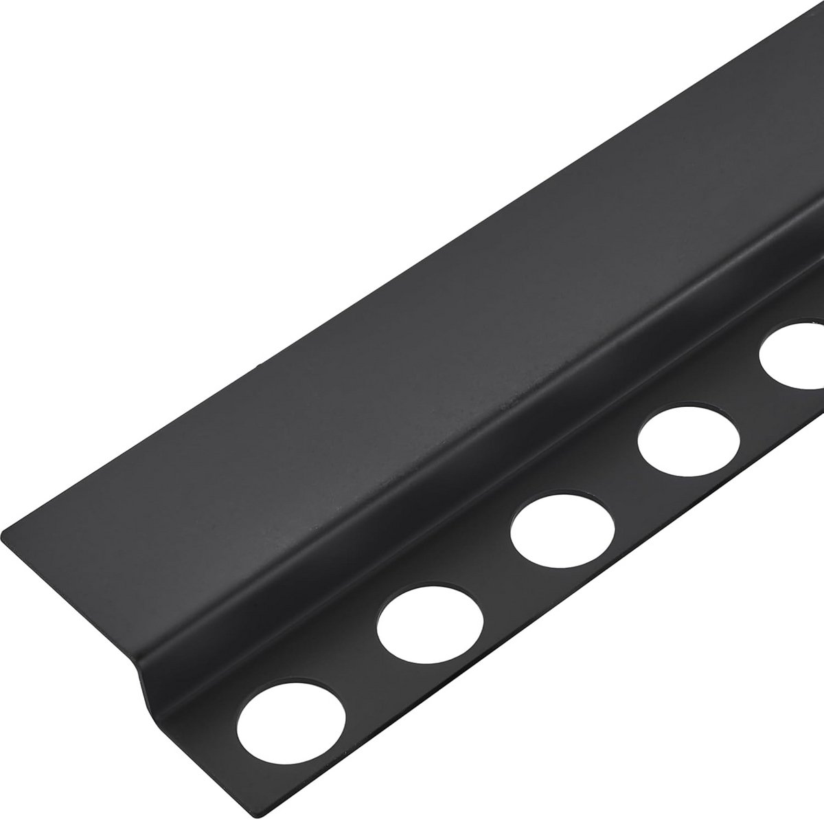 Inox Profiel Randafwerking Douchegoot Te Verkorten Zwart 130cm