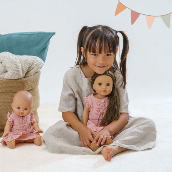Poppen Wikkelrok Roze met Top 35-45 cm — afbeelding 3
