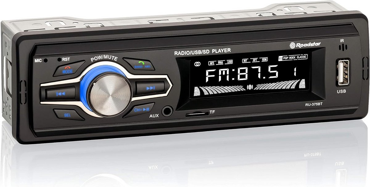 Digitale Bluetooth Autoradio met AM/FM, USB, TF-kaart en Handsfree Functie