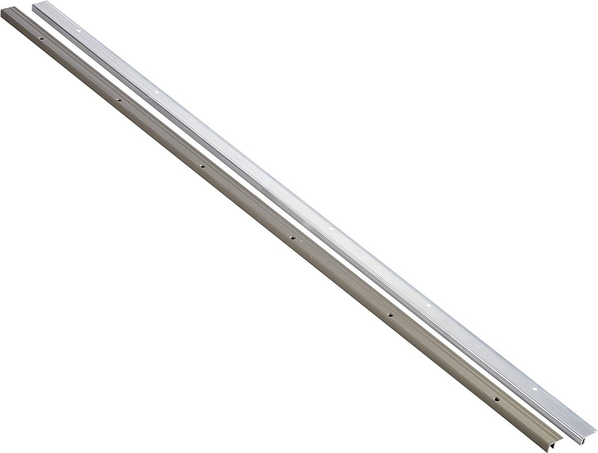 Afdeklijst Pro Aluminium RVS-Look 90 cm x 22 mm voor Afwerking en Overgang