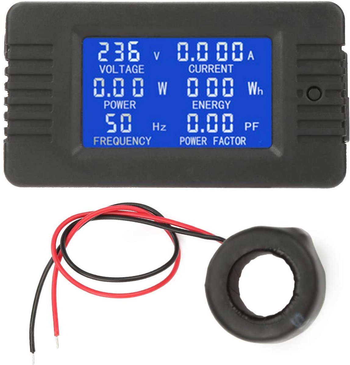 Digitale Energiemeter AC Spanning Stroom kWh Tester met Achtergrondverlichting