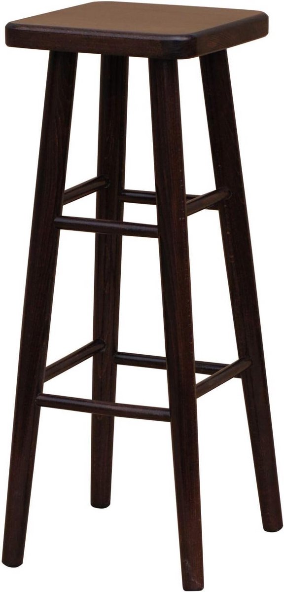 Hoge Barstoel 82cm Houten Zitting Beukenhout
