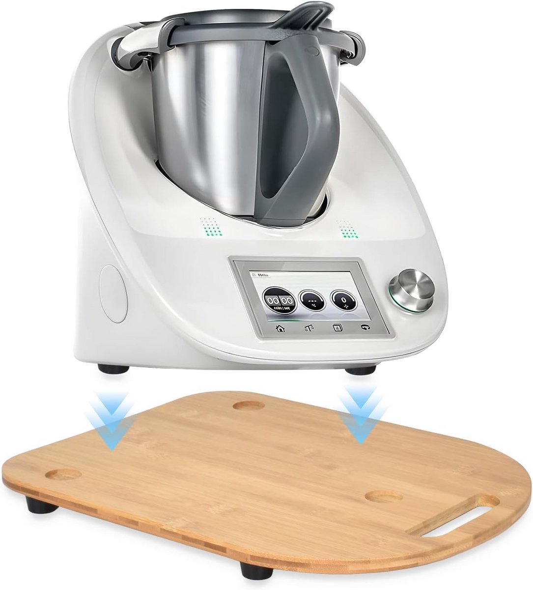 Universele Schuifplank voor Keukenmachine met Voetjes, Glijplank voor Apparatuur