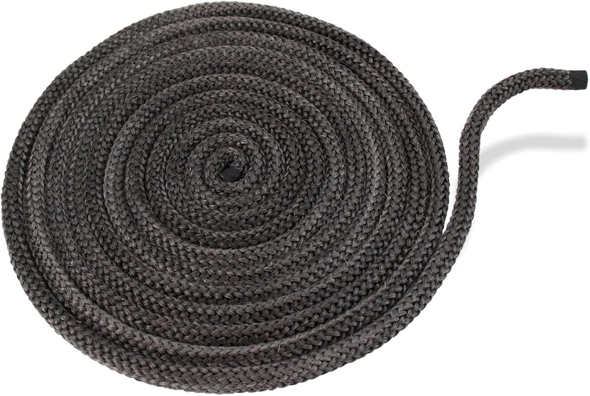 Hittebestendige Glasvezel Afdichtkoord voor Oven en Kachel, 5 Meter, Ø 12 mm