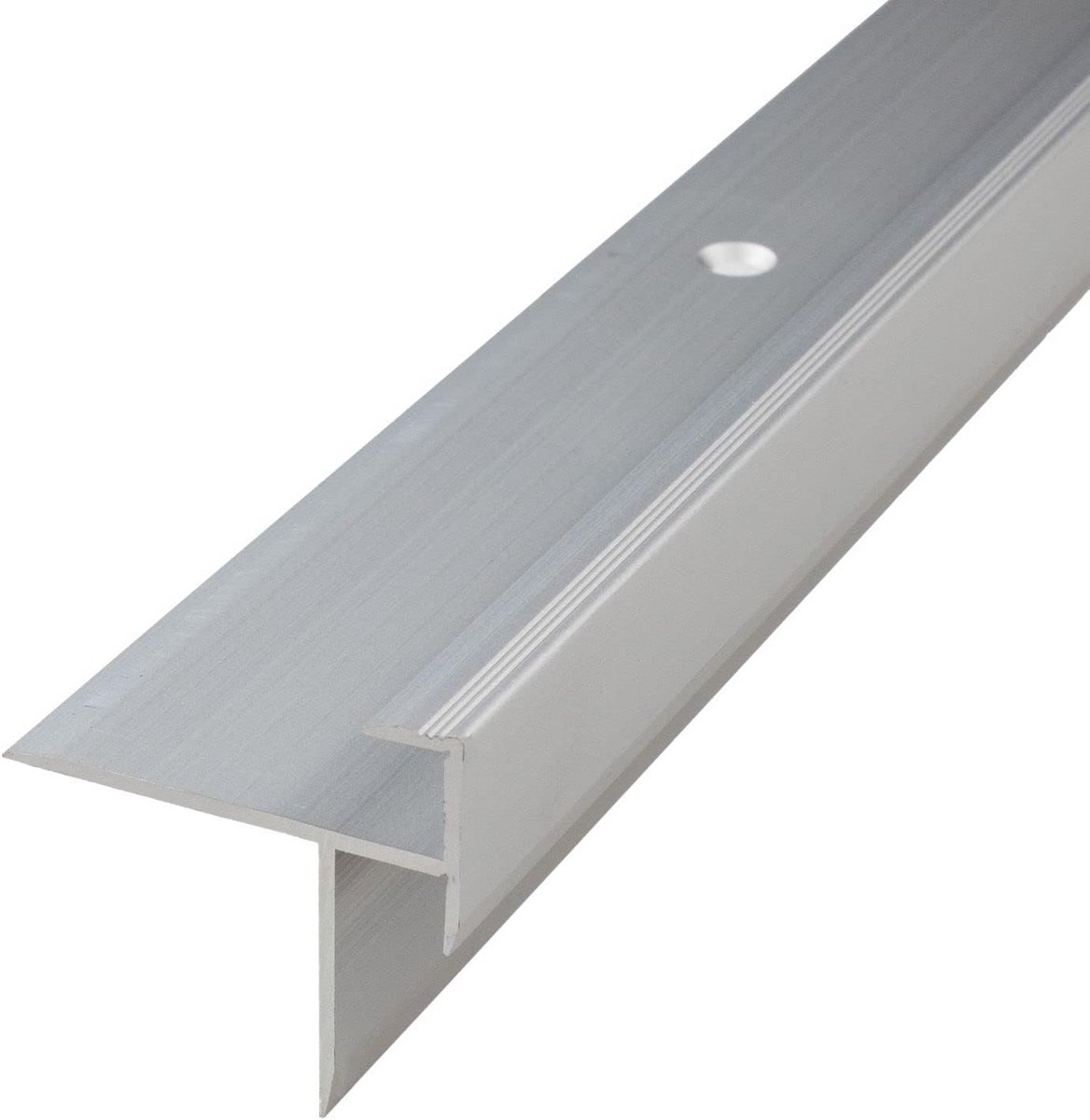 Aluminium Trapprofiel Hoekprofiel Geperforeerd Zilver