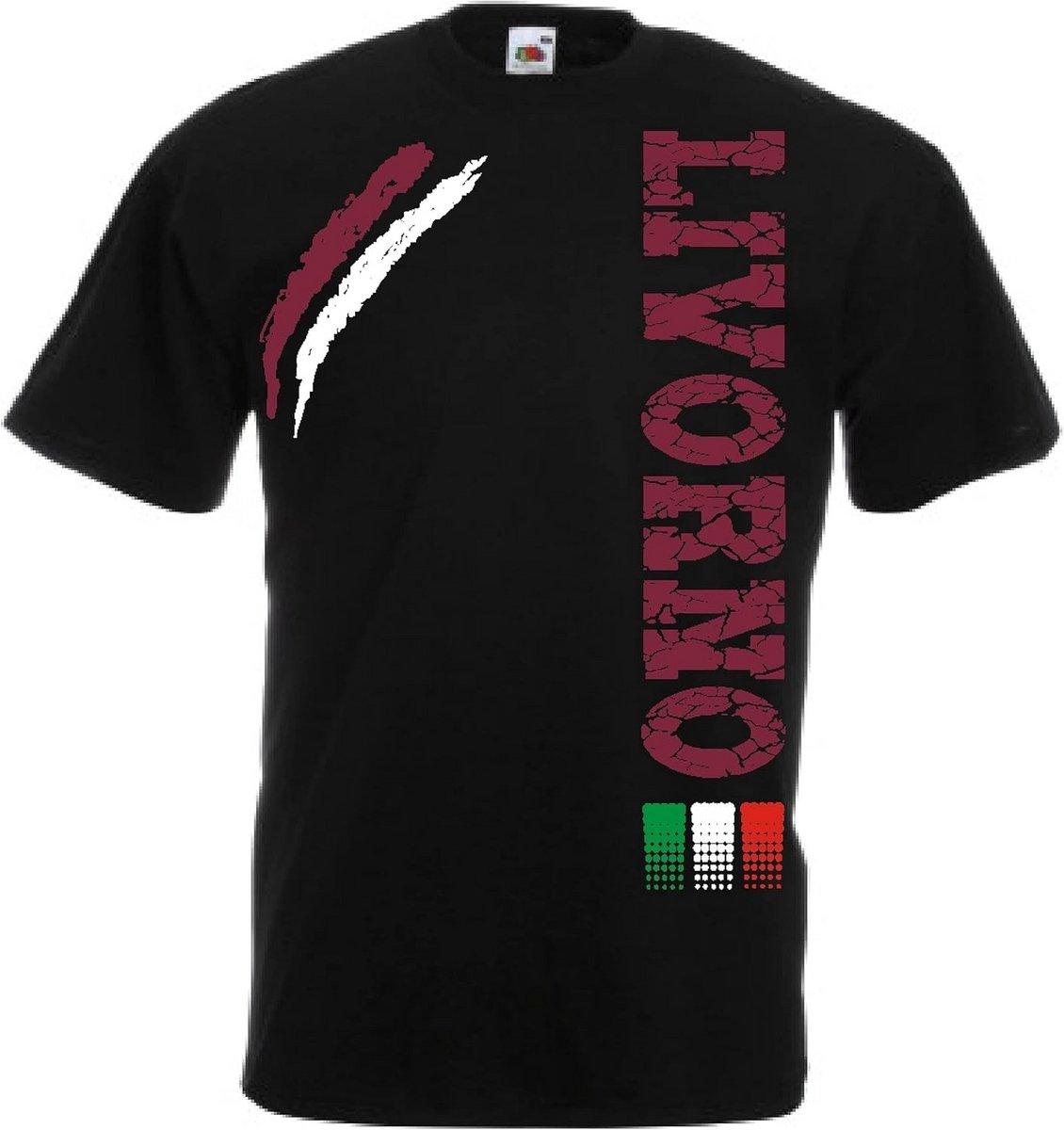 Livorno T-shirt Italie Steden Shirt Sportief Shirt voor Jongens en Meisjes